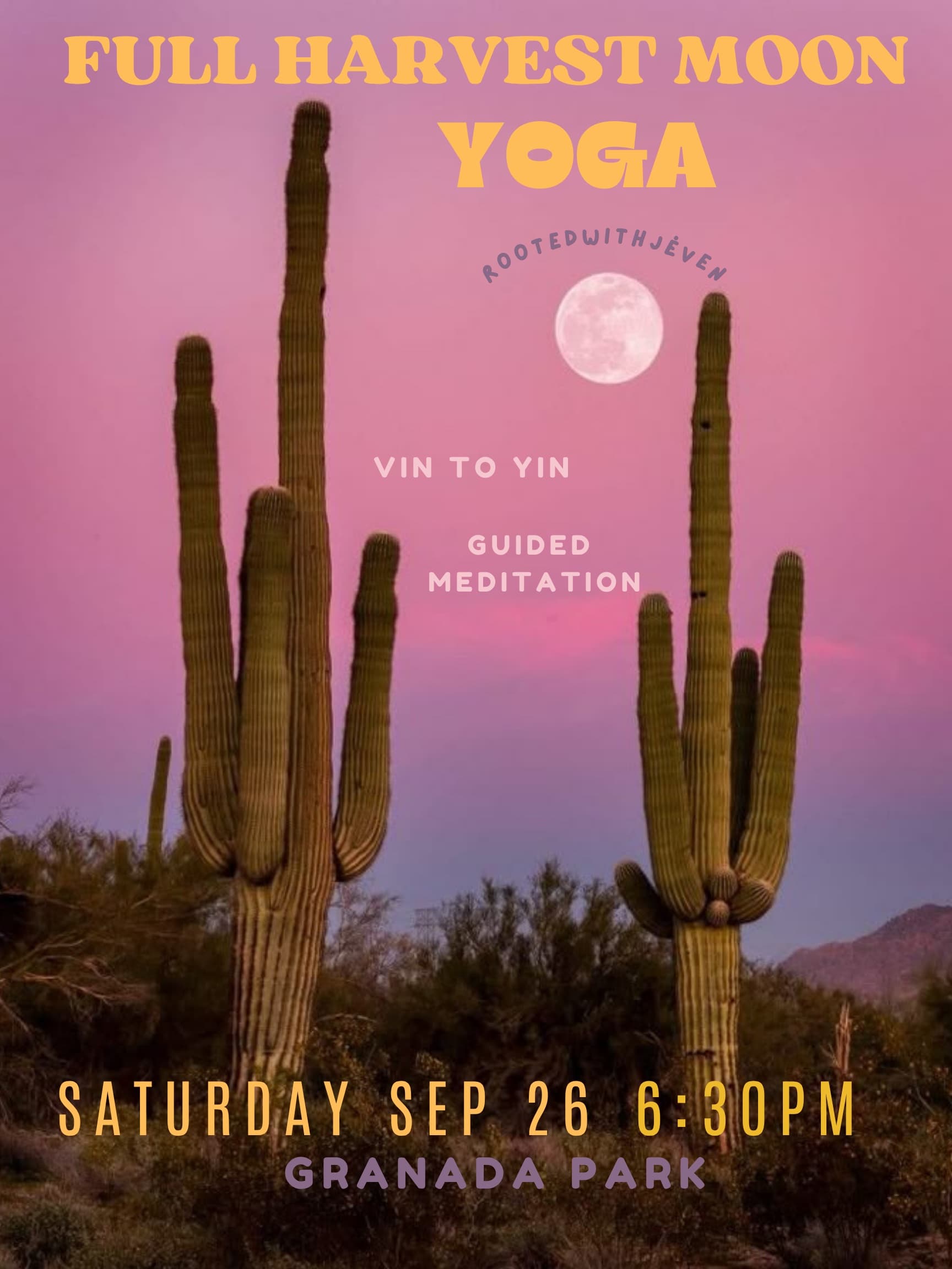Full Moon Yoga Flow event artwork